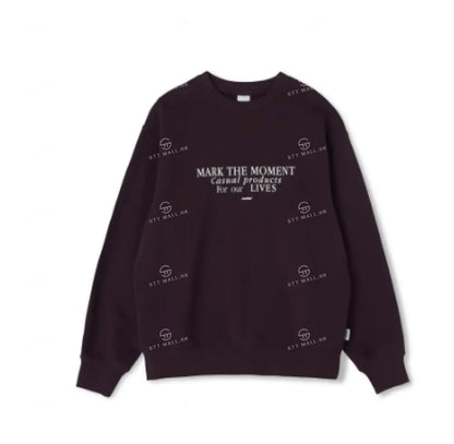 韓國 Markm SLOGAN PRINTING SWEATSHIRT【MA045】 - STT Mall HK 靚太網購