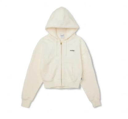 韓國 Markm SMALL LOGO CROP HOOD ZIP UP【MA065】 - STT Mall HK 靚太網購