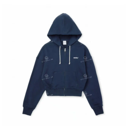 韓國 Markm SMALL LOGO CROP HOOD ZIP UP【MA065】 - STT Mall HK 靚太網購