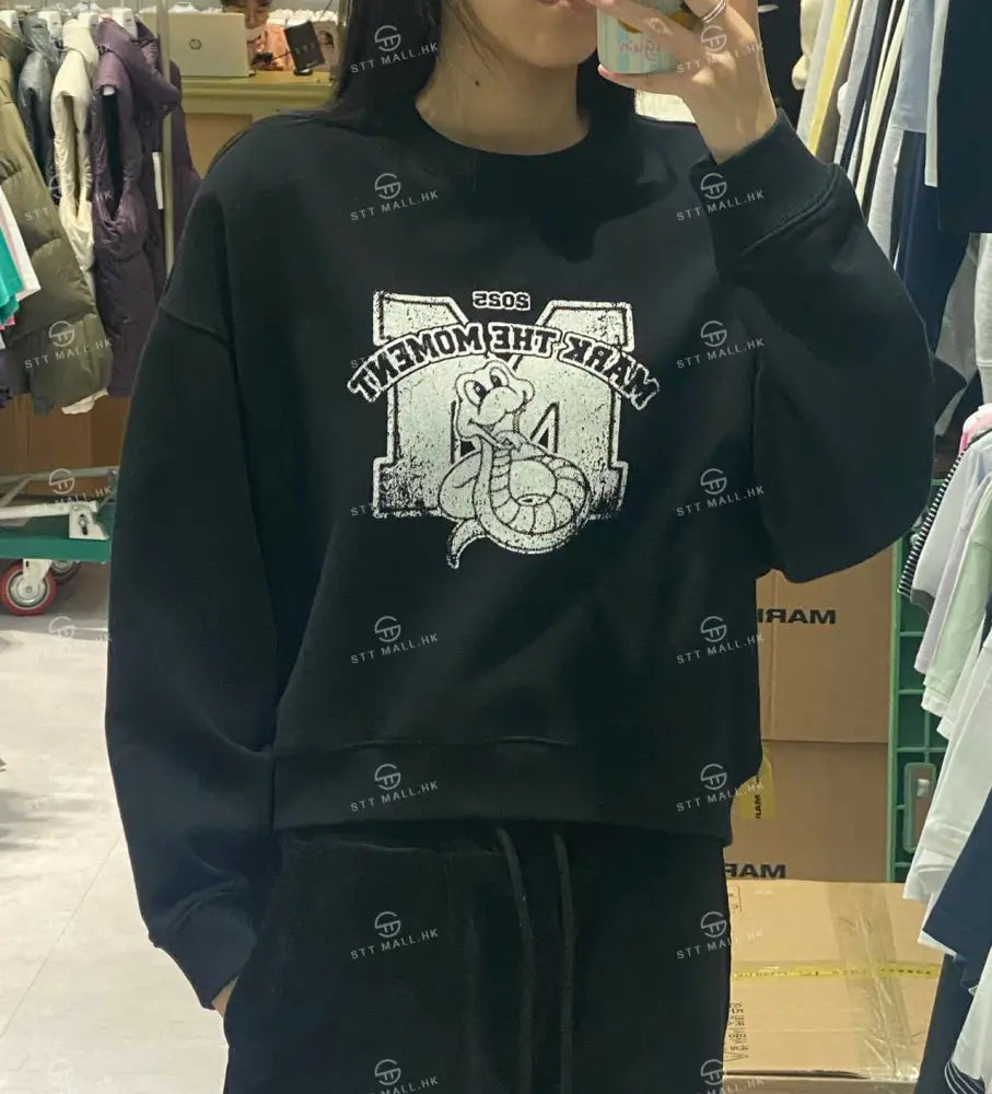 韓國 Markm Snake Pattern Sweatshirt【MA066】 - STT Mall HK 靚太網購