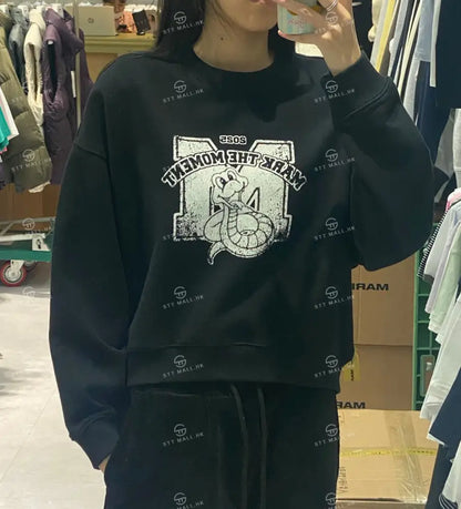 韓國 Markm Snake Pattern Sweatshirt【MA066】 - STT Mall HK 靚太網購