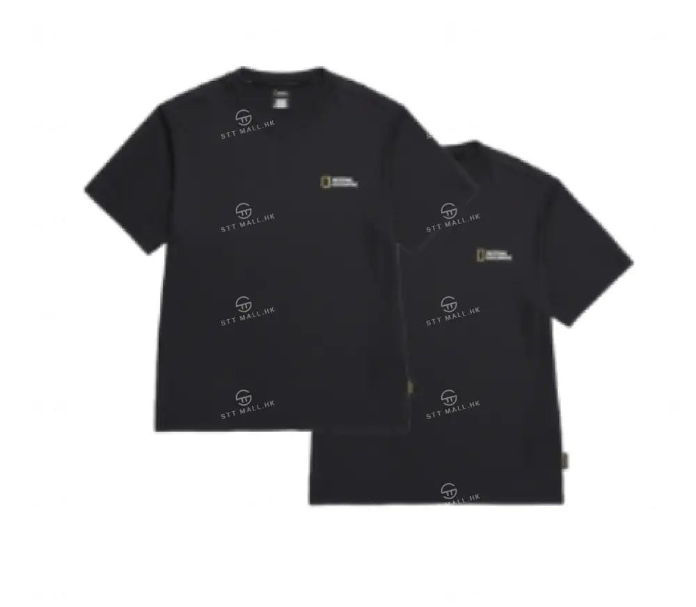 韓國 National Geographic Uni-Mace Functional 2 PACK T-shirt【NG480】 Carbon Black(198)+Carbon Black(198) / 85(XS) 一般商品
