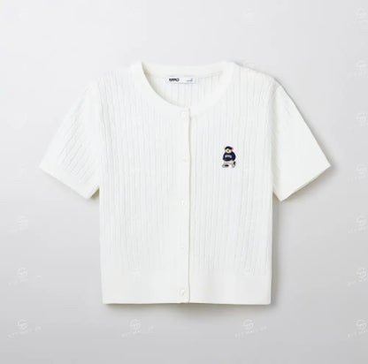 韓國 SPAO Cable Crop Cardigan【SP085】 Ivory / S 一般商品