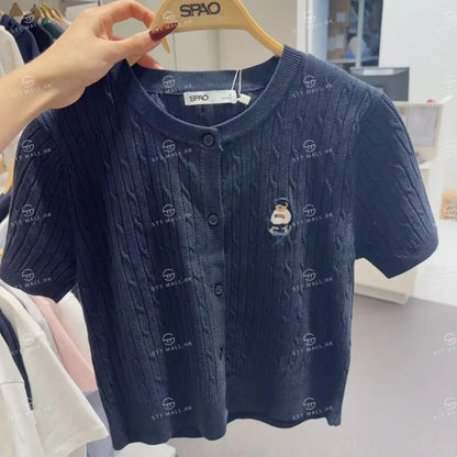 韓國 SPAO Cable Crop Cardigan【SP085】 一般商品