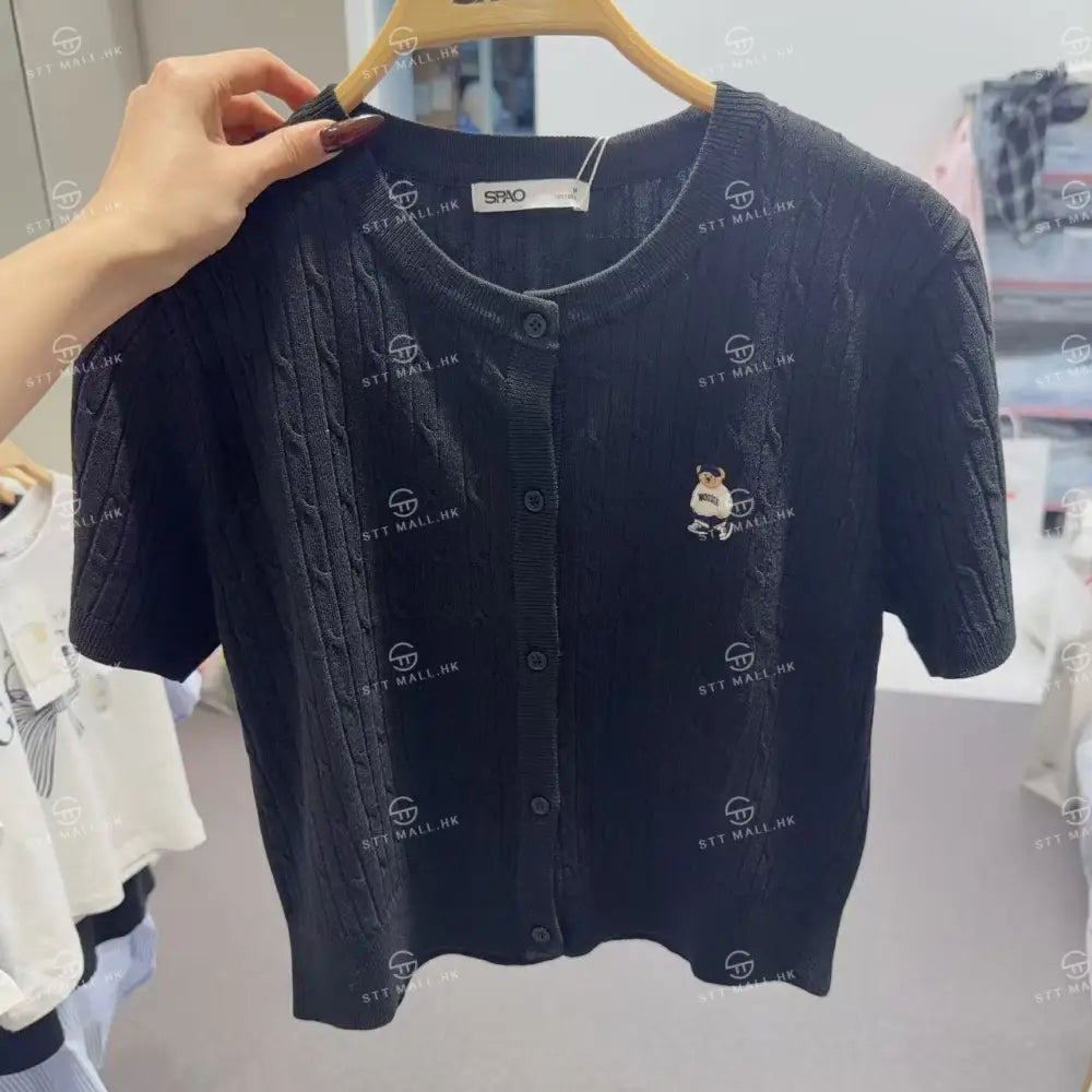 韓國 SPAO Cable Crop Cardigan【SP085】 一般商品