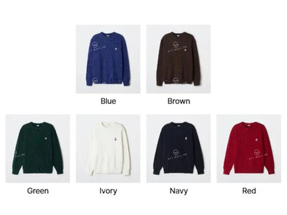 韓國 SPAO Woody Cable Round Neck Sweater【SP299】 一般商品