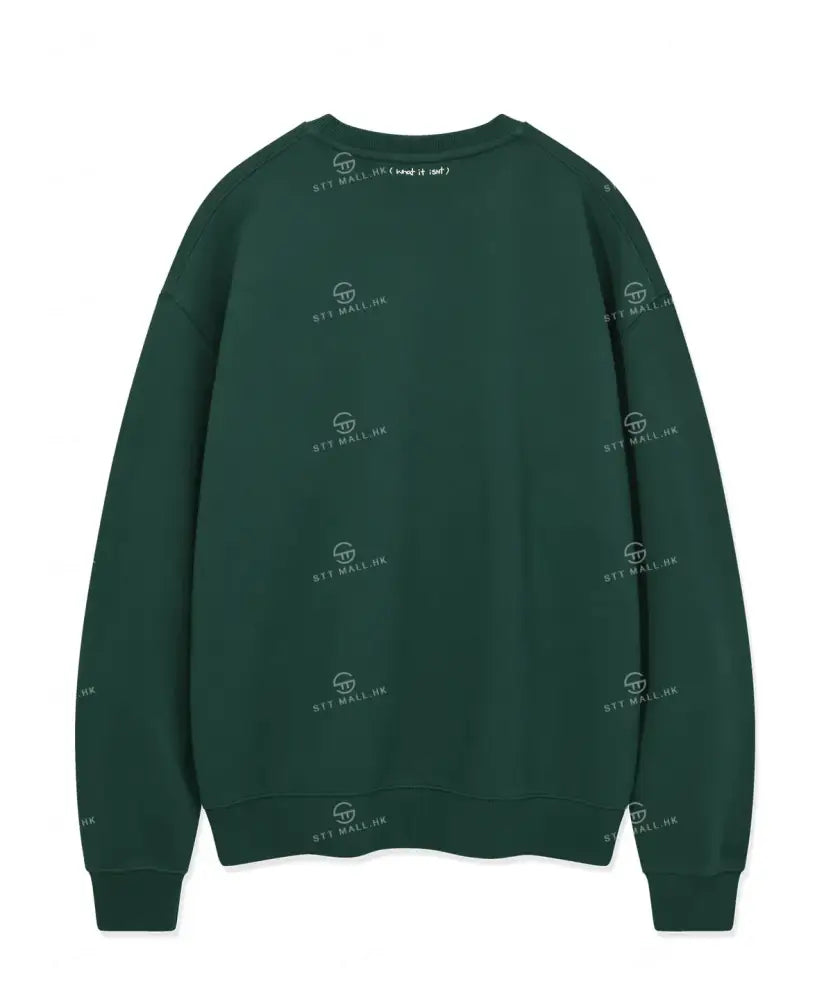 韓國 Wacky Willy Basic Logo Wappen Sweatshirt【WW071】 Green / M 一般商品
