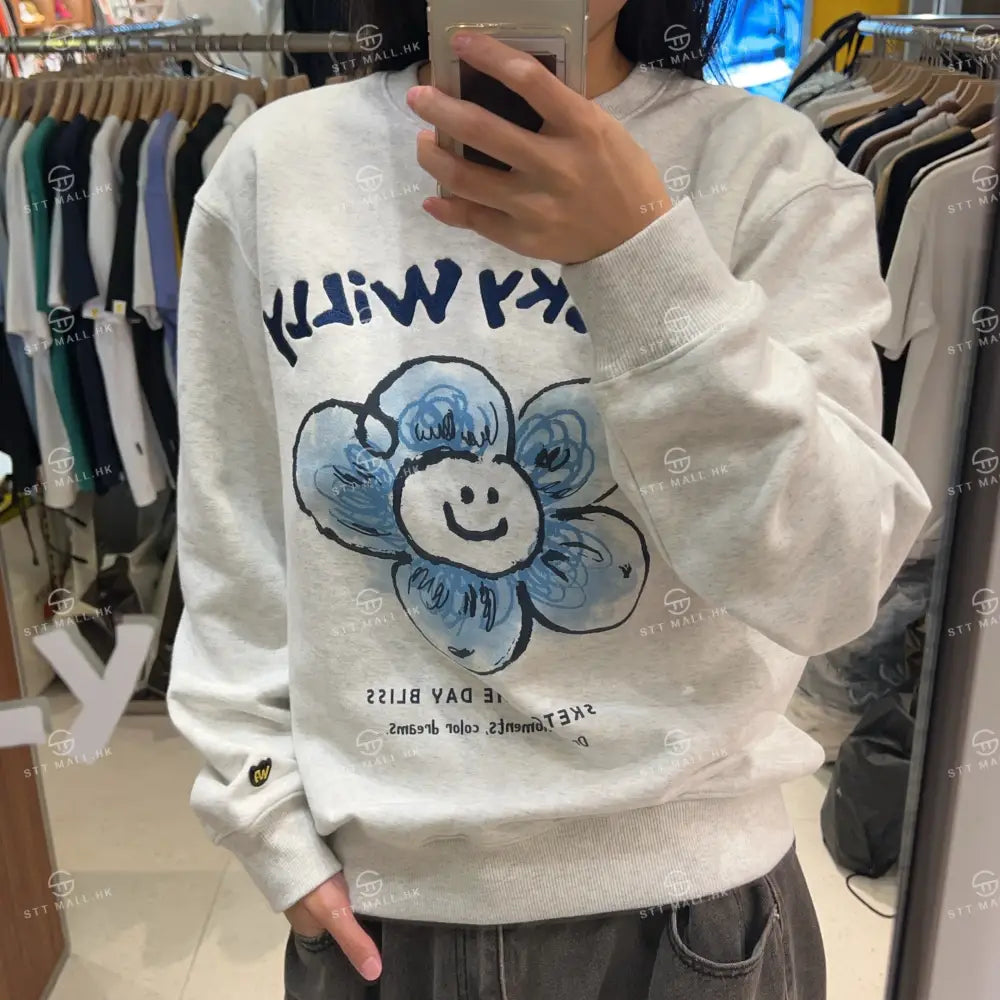韓國 Wacky Willy Big Lily Graphic Long Sleeves【WW012】 一般商品