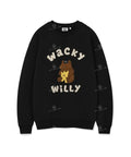 韓國 Wacky Willy Kiki and Friends Graphic Sweatshirt【WW082】 Black / S 一般商品