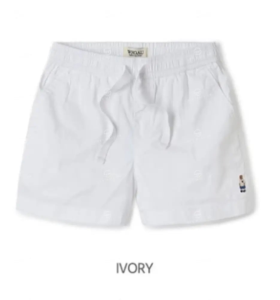 韓國 WhoAU Steve Basic Shorts【WA111】 Ivory / S 一般商品