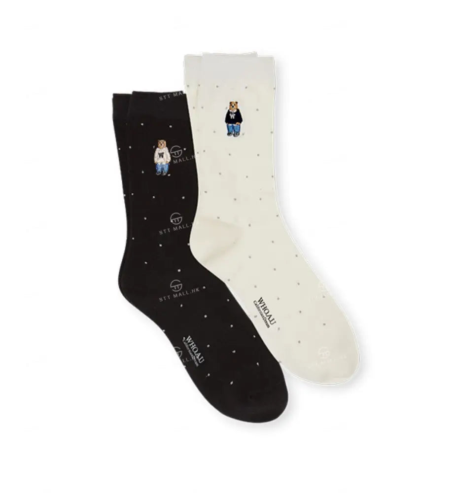 韓國 WhoAU Steve Dot Socks 2PACK【WA281】