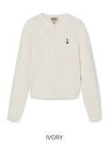 韓國 WhoAU Steve High Gauge Cotton Cable Cardigan【WA262】 Ivory / S 一般商品