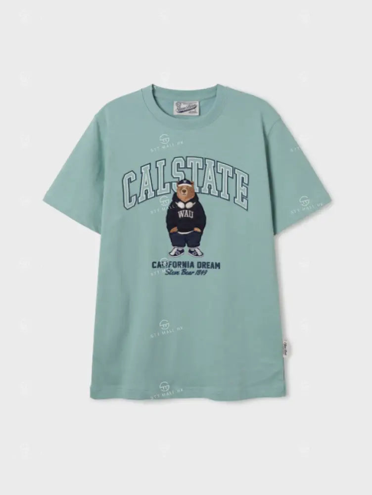 韓國 WhoAU Steve Patch T-Shirt【WA075】 Mint / S 一般商品