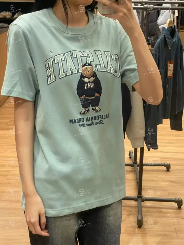 韓國 Who.A.U Steve Patch T-Shirt【WA075】 - STT Mall HK 靚太網購