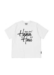 【現貨】韓國 Hanahaii 書法 T-Shirt【ST102】