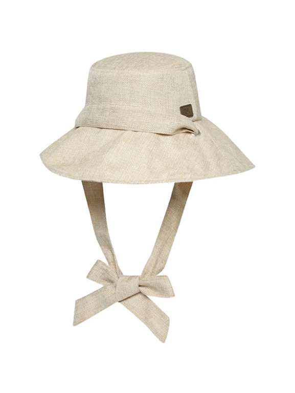 韓國 BBC Rattan Wide Brim Bucket Hat【BC010】