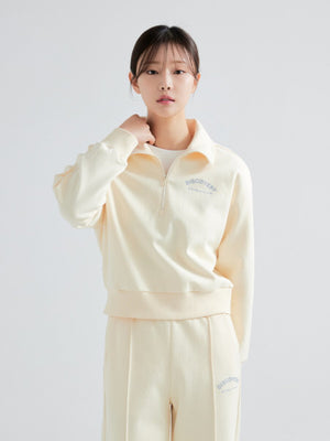 韓國 Discovery Women's Crop Training Half Zip【DY340】