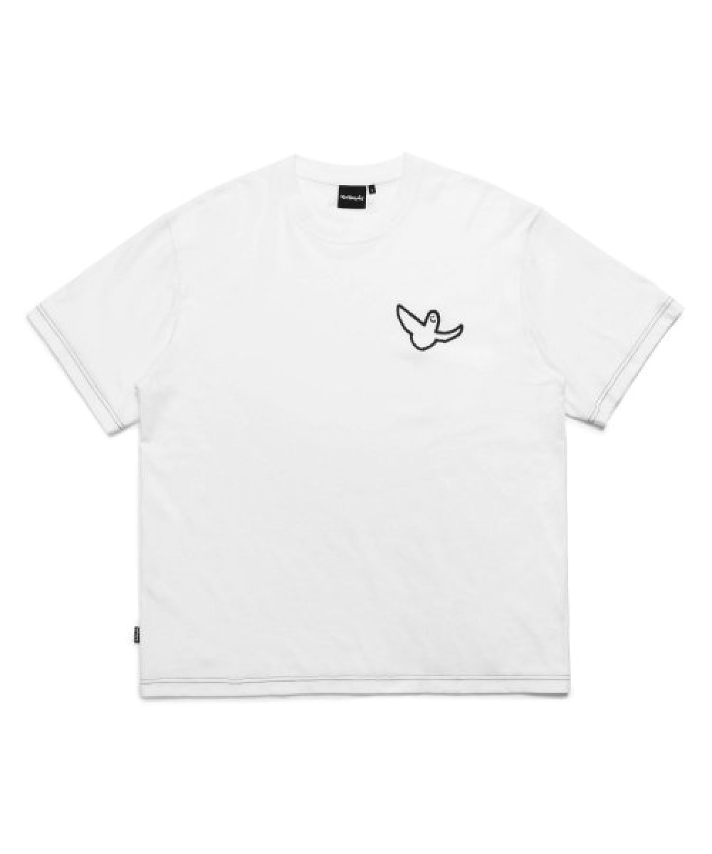 韓國 Mark Gonzales Big Angel Contrast Stitch T-Shirt【MG105】