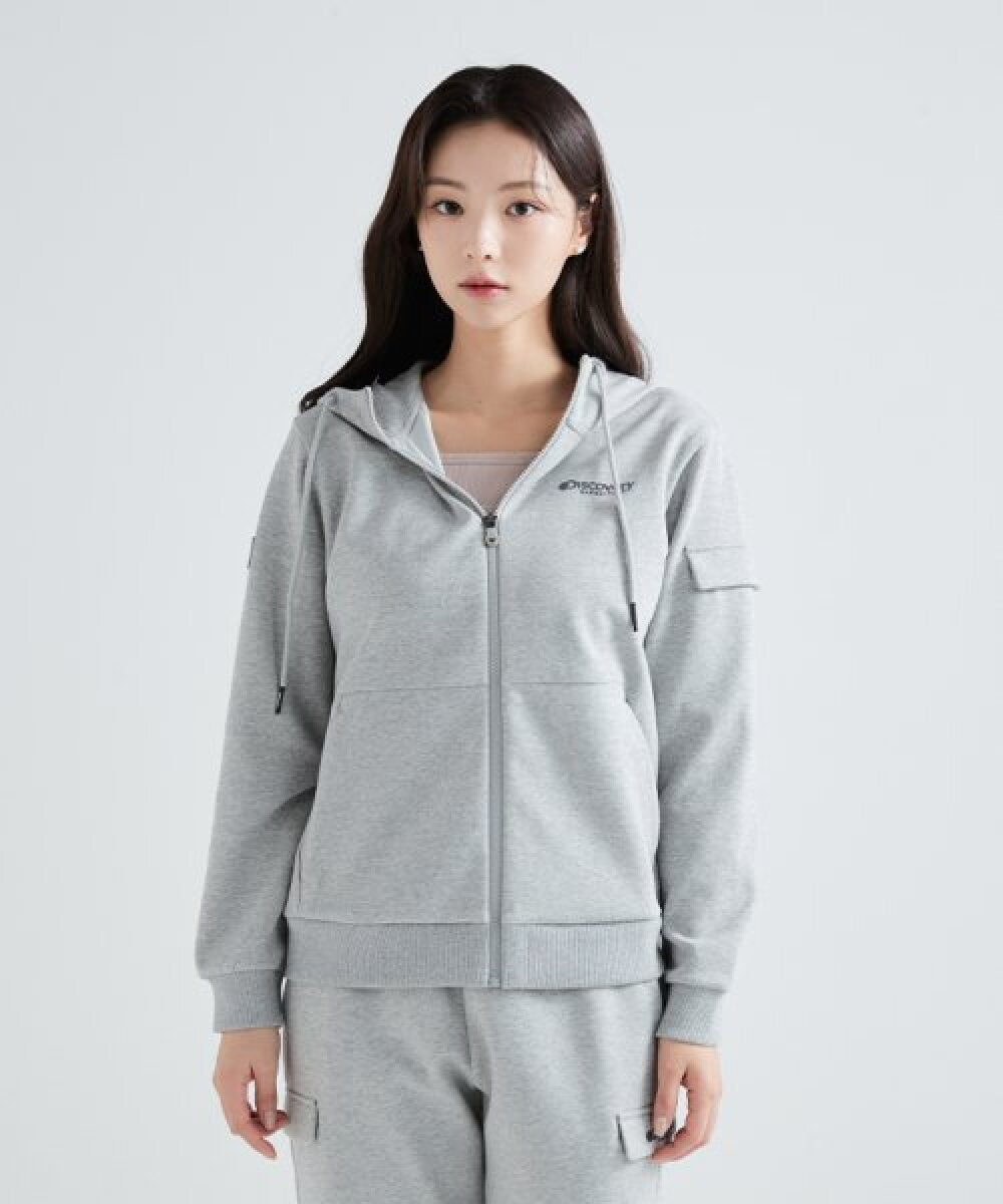 韓國 Discovery Women's Cargo Pocket Training Jacket【DY284】