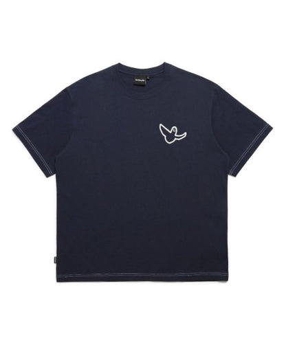 韓國 Mark Gonzales Big Angel Contrast Stitch T-Shirt【MG105】