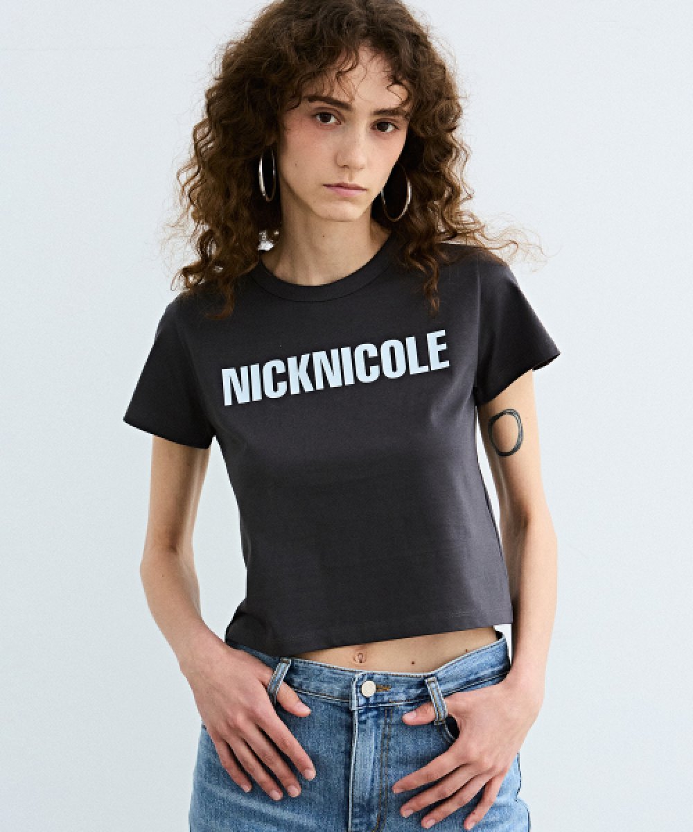 韓國 Nick Nicole CHUNKY CROP TOP【NN132】