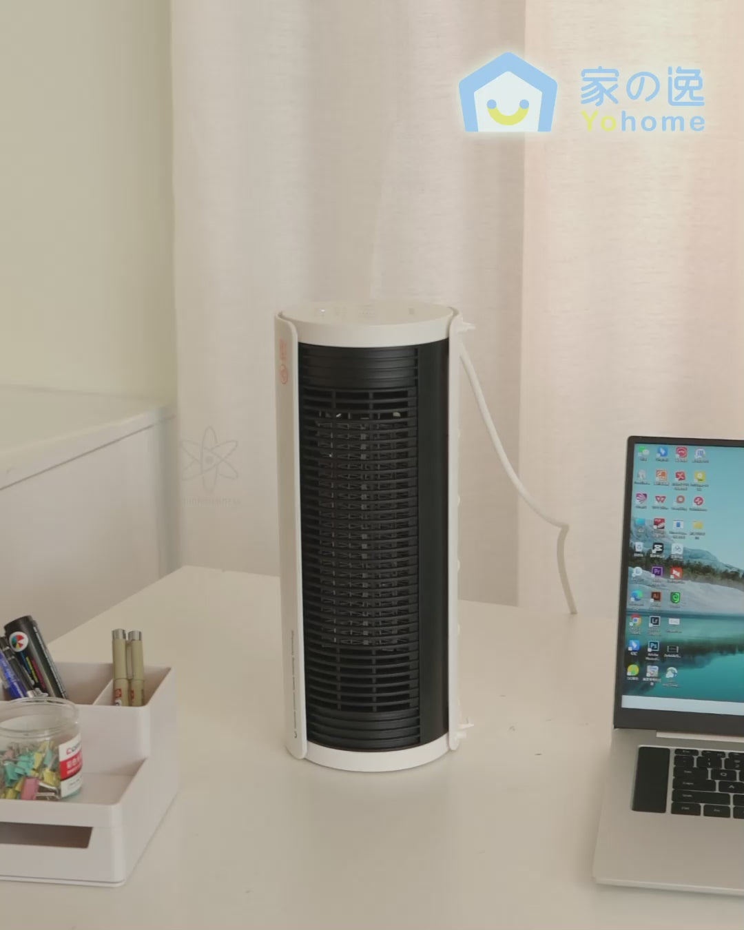 日本 Yohome 立臥式廣角4D搖頭萬用全身速熱暖風機（新風版）【SM235】