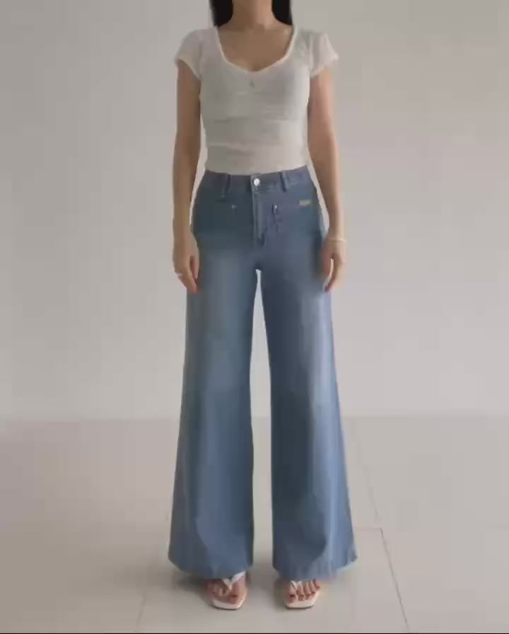 韓國 HowLuk 牛仔褲 (春季款)【H6008】