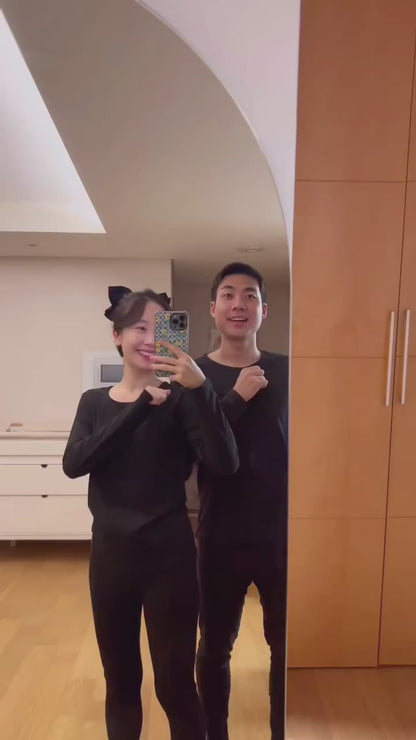 韓國 Marun5 Heat Touch Original 瑞士研發 - 專利發熱保暖套裝 （上衣+長褲）【SE307】