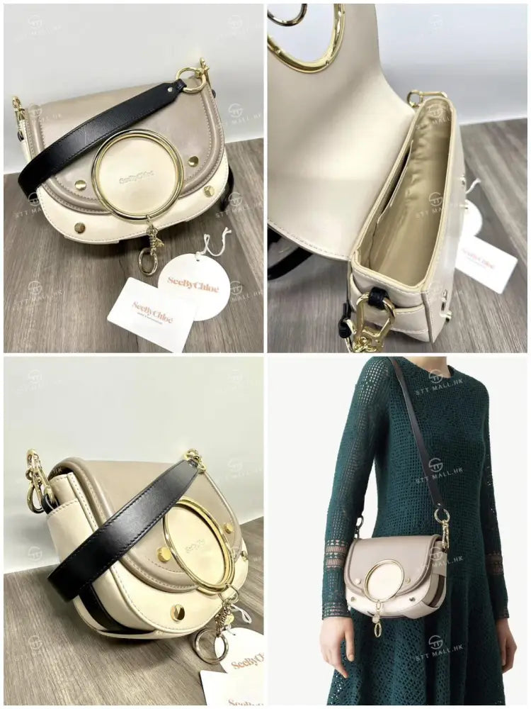全新See By Chloe Small Mara In Bi-colour Smooth Cowhide Crossbody Bag 【JS627】 一般商品
