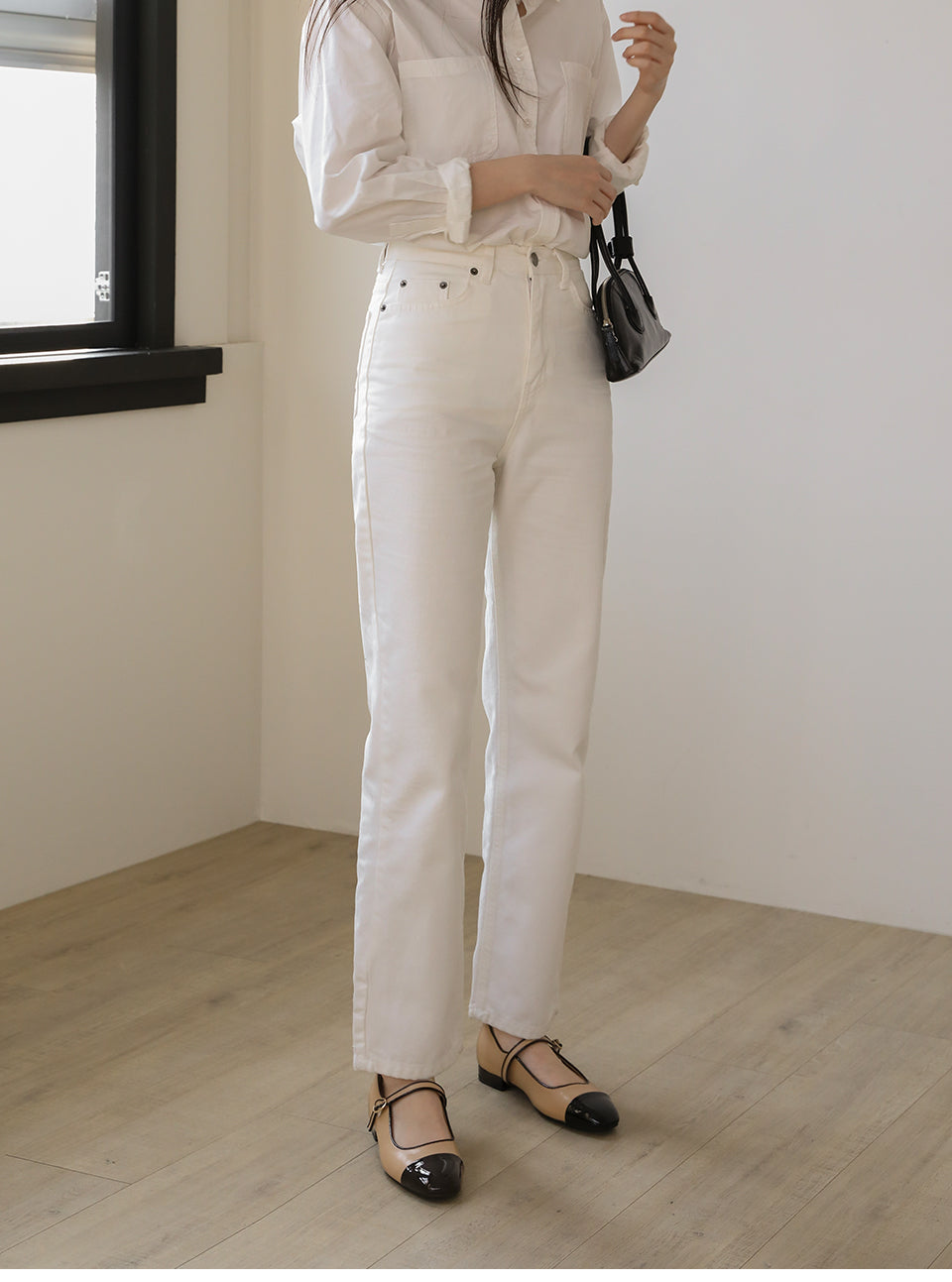 韓國 Sappun Enria Mary Jane Flats (2cm)【AU029】