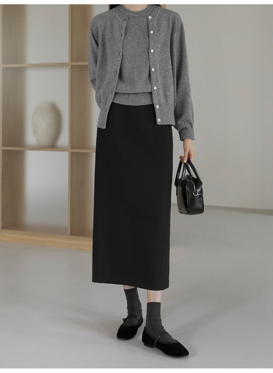 韓國 Sappun Kayla Velvet Mary Jane Flats (1cm)【AU022】