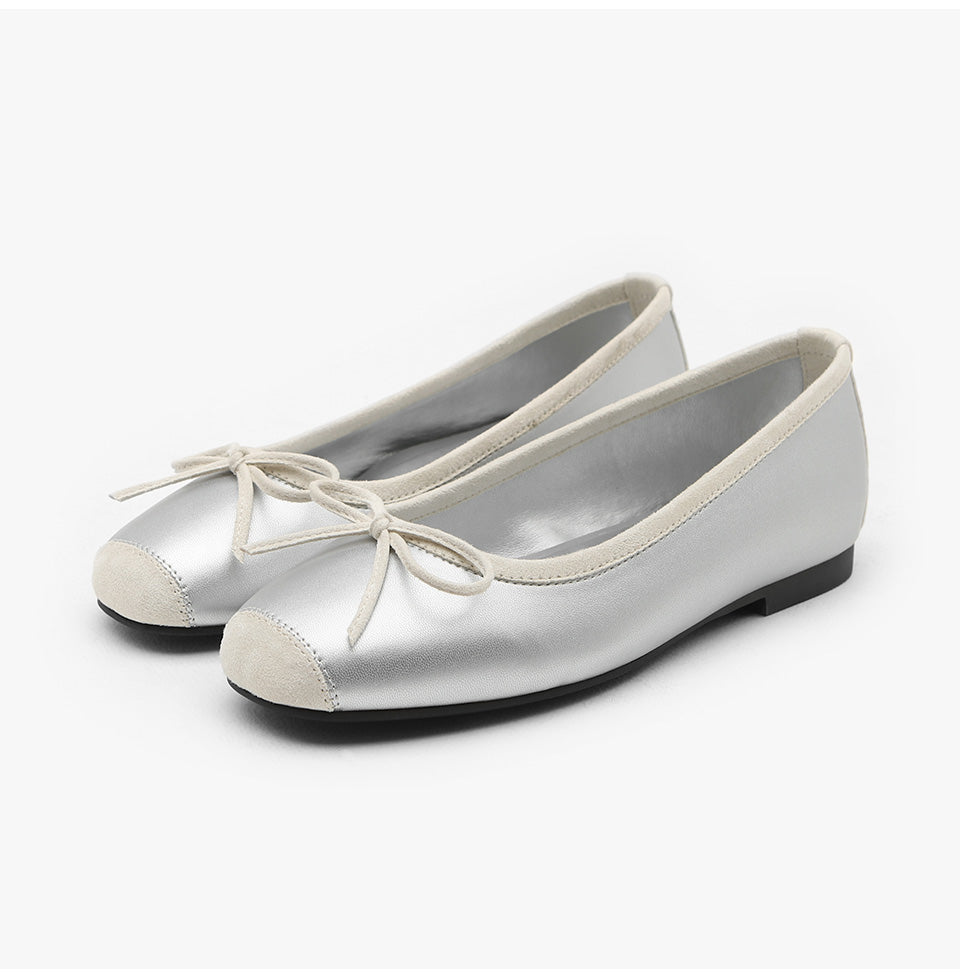 韓國 Sappun Kate Ribbon Flats (1cm)【AU030】