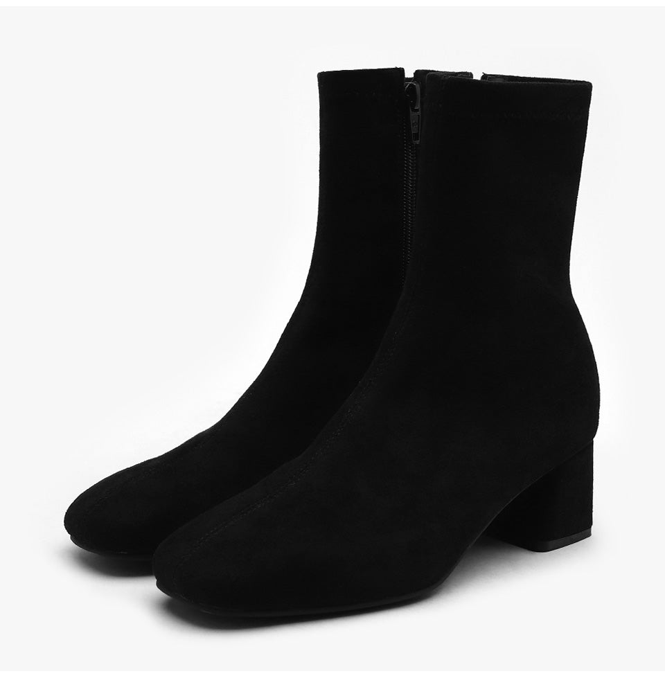 韓國 Sappun Ibev Socks Ankle Boots (5cm)【AU008】