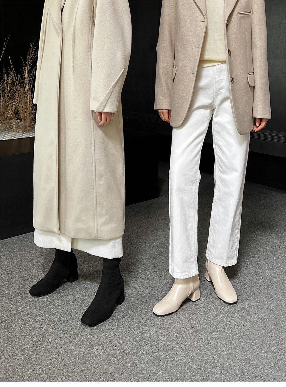 韓國 Sappun Ibev Socks Ankle Boots (5cm)【AU008】