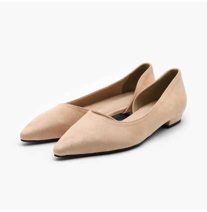 韓國 Sappun Rigadin Suede Flats (1.5cm)【AU051】