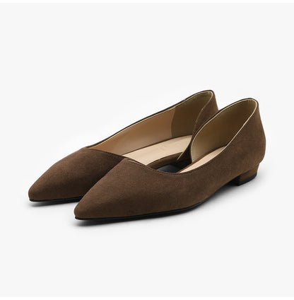 韓國 Sappun Rigadin Suede Flats (1.5cm)【AU051】