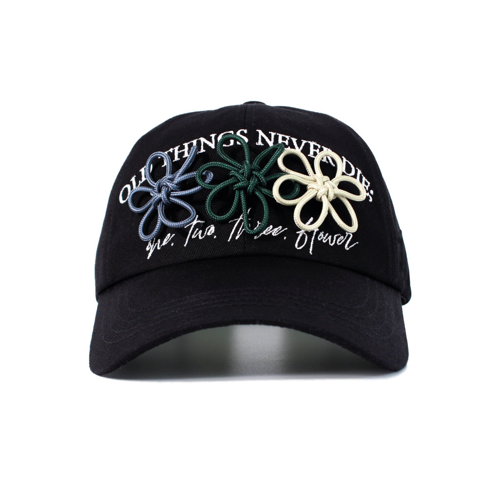 韓國 ONGO ONE, TWO, THREE, Flower Knot Cap【ON009】
