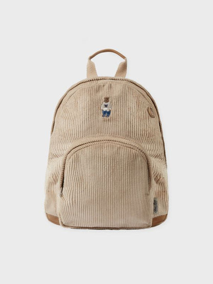 韓國 Who.A.U Corduroy Medium Backpack【WA201】