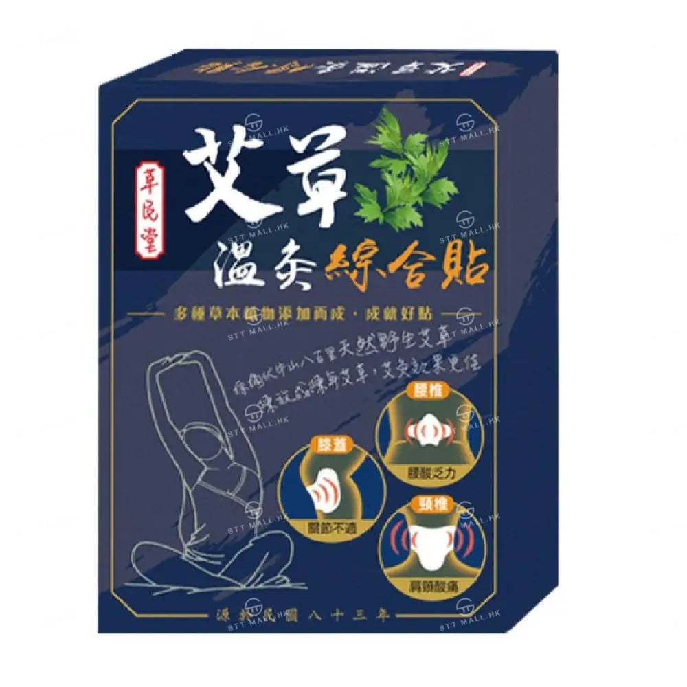 台灣製 草民堂 艾草貼系列 - STT Mall HK 靚太網購 -- B. 綜合貼 30入