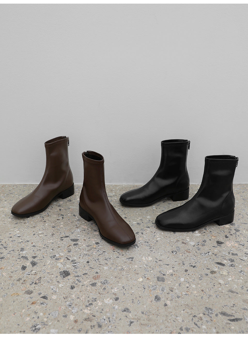 韓國 Sappun Riosa Socks Ankle Boots (3.5cm)【AU011】