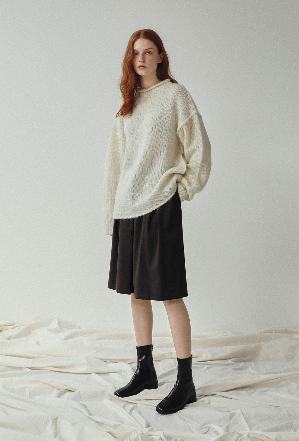 韓國 Sappun Riosa Socks Ankle Boots (3.5cm)【AU011】