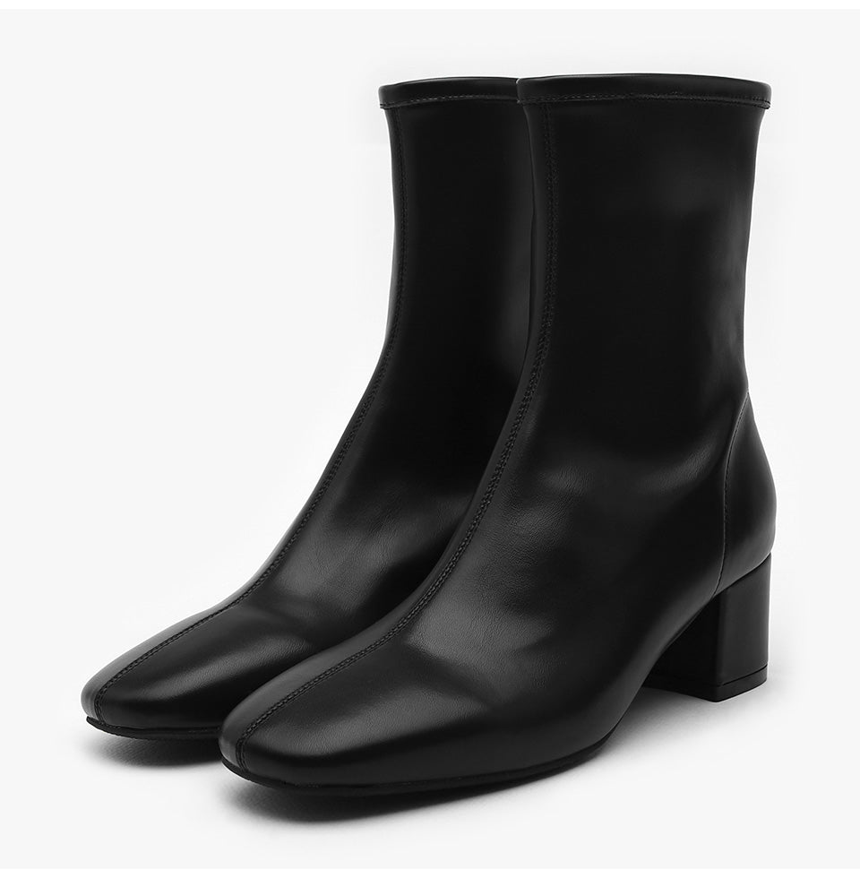 韓國 Sappun Aneb Socks Ankle Boots (5cm)【AU010】