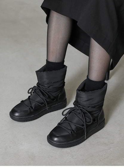 韓國 Sappun Hailey Fur-Lined Boots (3cm)【AU039】