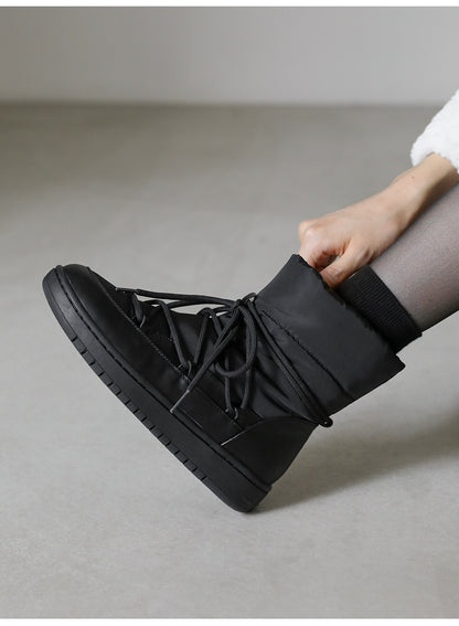 韓國 Sappun Hailey Fur-Lined Boots (3cm)【AU039】