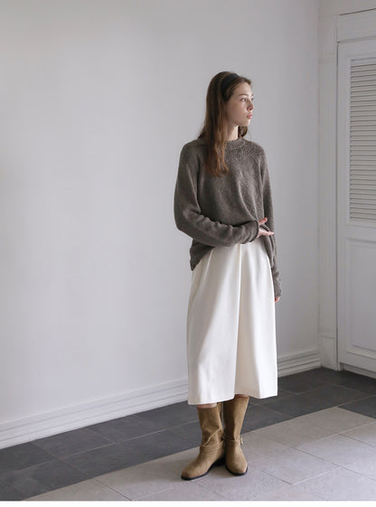 韓國 Sappun Krysel Buckle Strap Mid Boots (3cm)【AU024】