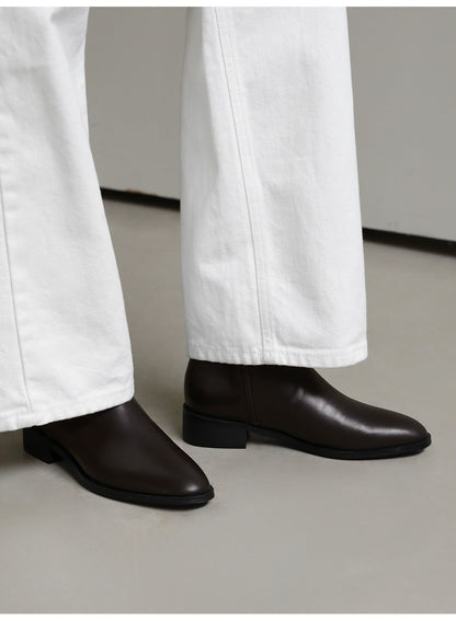 韓國 Sappun Fable Round Ankle Boots (3.5cm)【AU009】