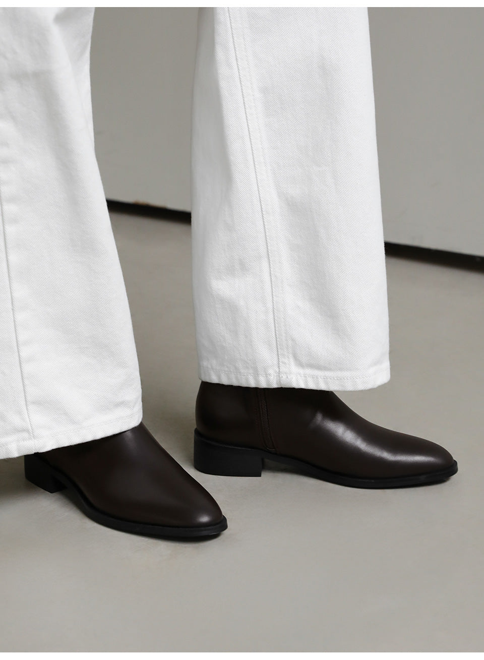 韓國 Sappun Fable Round Ankle Boots (3.5cm)【AU009】