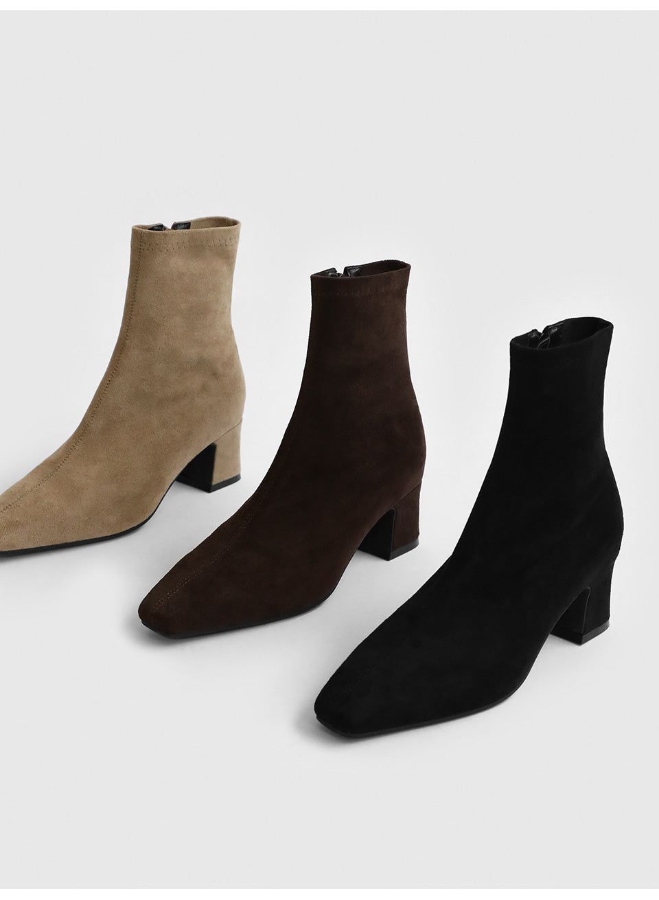 韓國 Sappun Oderin Socks Ankle Boots (5cm)【AU013】