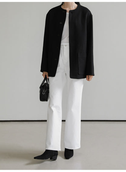 韓國 Sappun Eli Square Socks Ankle Boots (4cm)【AU014】