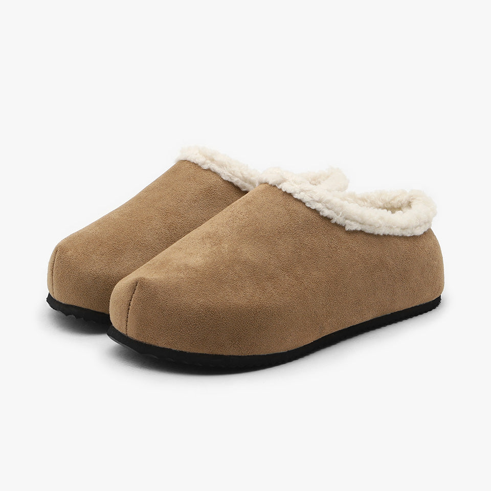 韓國 Sappun Harpers Fur-lined Slippers (4cm)【AU040】